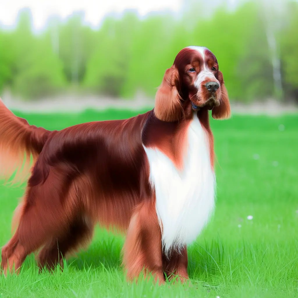 Irish Red And White Setter