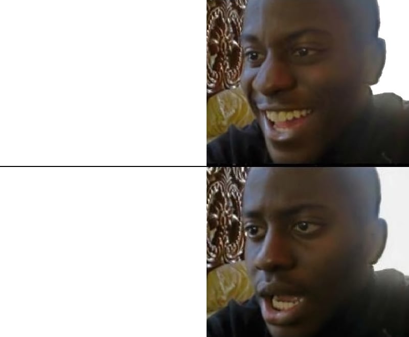 Disappointed Black Guy
